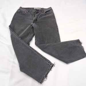 Levi's 560 Comfort Fit Straight Leg Gray W 30/L30 (27 inseam) Distressed Faded